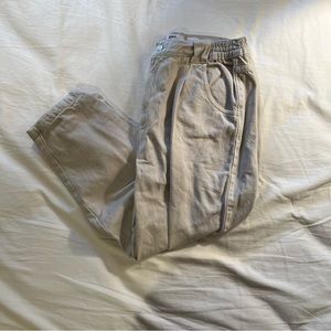 Denim Tan Baggy Balloon Pants 34W